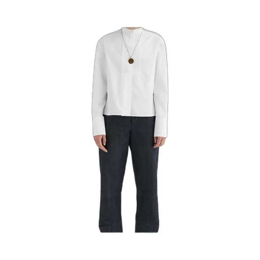 Jil Sander Mandarin Collar Shirt