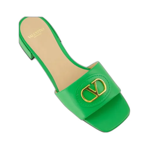 Valentino Vlogo Signature Slip-On Sandals