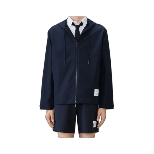 Thom Browne Drawstring Hooded Jacket
