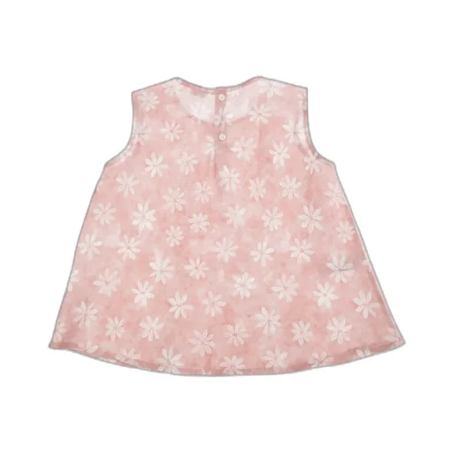 Il Gufo Floral Printed Sleeveless Top