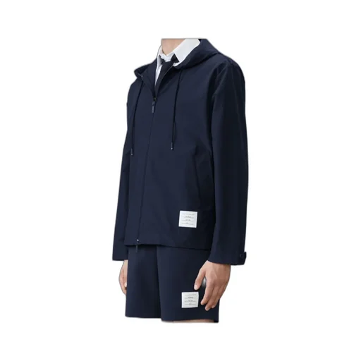 Thom Browne Drawstring Hooded Jacket