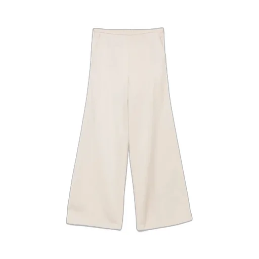 Cotton Twill Flared Pants