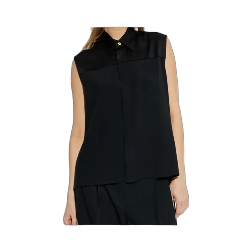 Ami Paris Buttoned Sleeveless Shirt