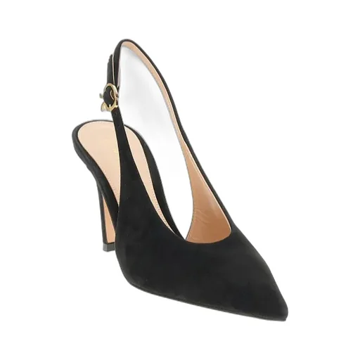 Gianvito Rossi Robbie Pointed Toe Slingback Pumps