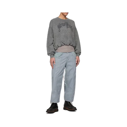 R13 Crew Neck Pullover Sweatshirt