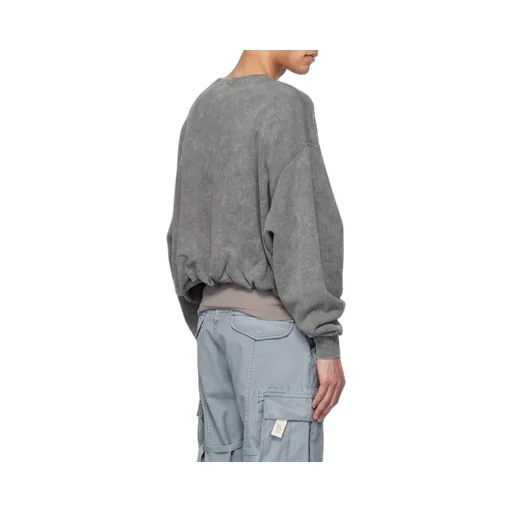 R13 Crew Neck Pullover Sweatshirt