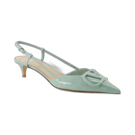 Valentino Vlogo Pointed Toe Slingback Pumps
