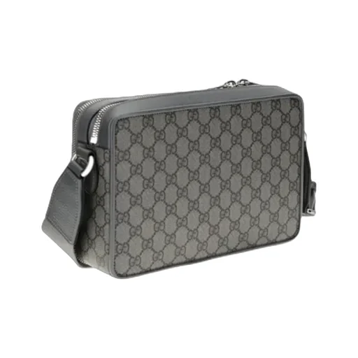 Gucci All-Over Patterned Zip-Up Shoulder Bag