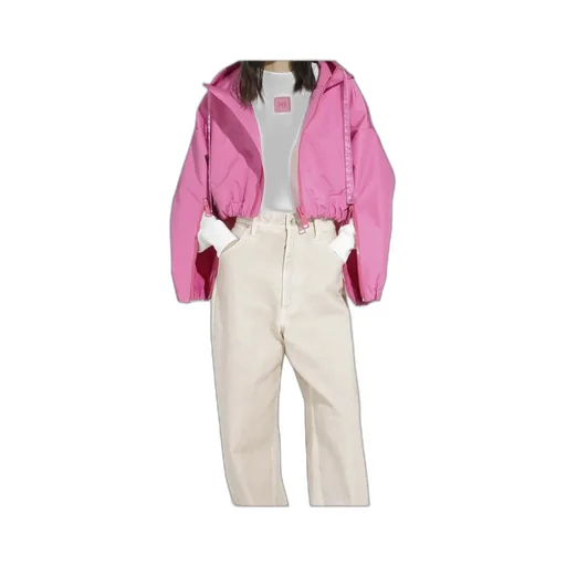 Khrisjoy Drawstring Hooded Jacket