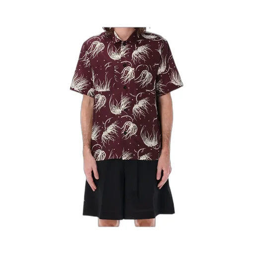 Sacai Floral Printed Bowling Shirt