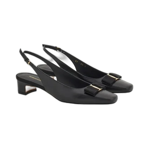 Ferragamo Iconic Bow Slingbacks
