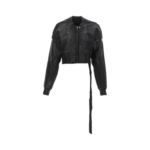 Rick Owens Drkshdw Cropped Zipped Bomber Jacket