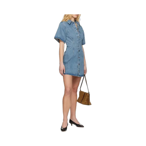 Ami Short Sleeve Shirt Dress