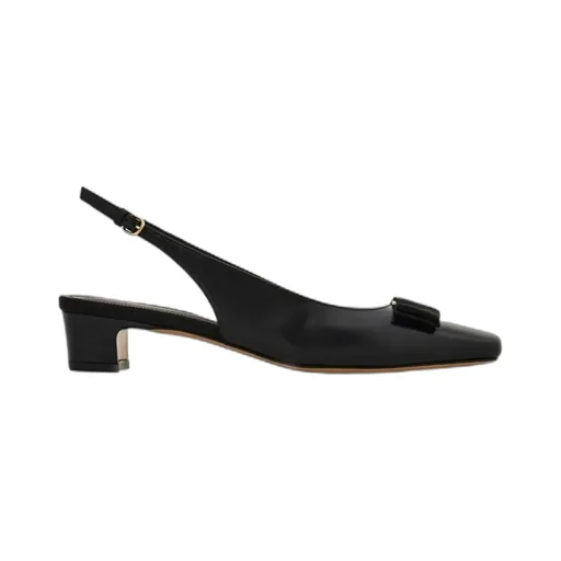 Ferragamo Iconic Bow Slingbacks