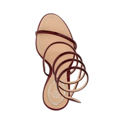 René Caovilla Cleo Spiral Strap Sandals