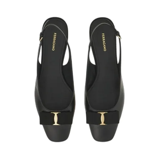 Ferragamo Iconic Bow Slingbacks
