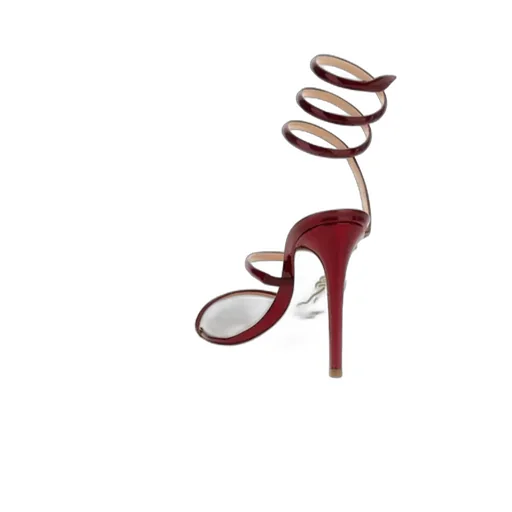 René Caovilla Cleo Spiral Strap Sandals