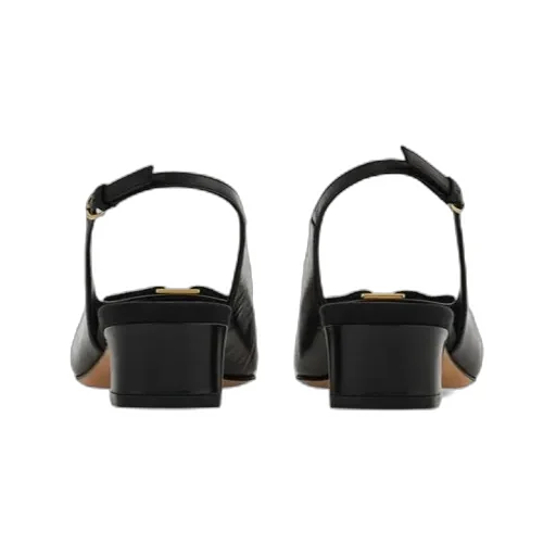 Ferragamo Iconic Bow Slingbacks