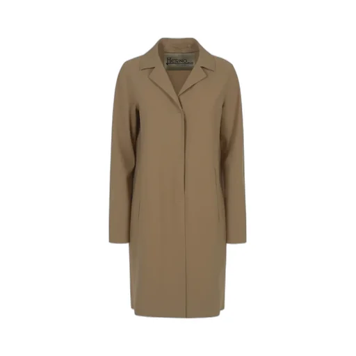 Herno Single-Breasted Long-Sleeved Coat