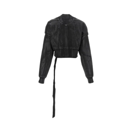 Rick Owens Drkshdw Cropped Zipped Bomber Jacket