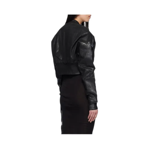 Rick Owens Drkshdw Cropped Zipped Bomber Jacket