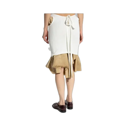 Layered Knee-Length Skirt