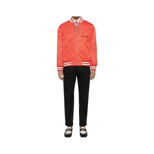 Chez Valentino-Print Bomber Jacket