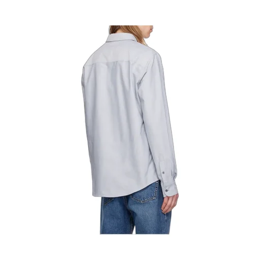 Ami Paris Ami De Coeur Logo Embroidered Shirt