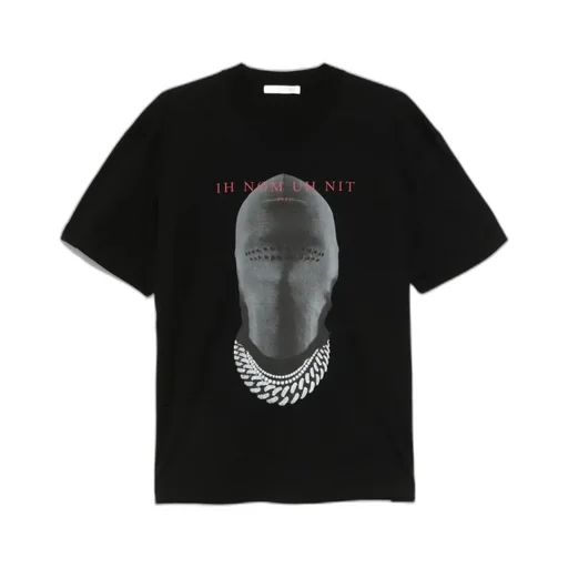 Ih Nom Uh Nit Mask-Printed Crewneck T-Shirt