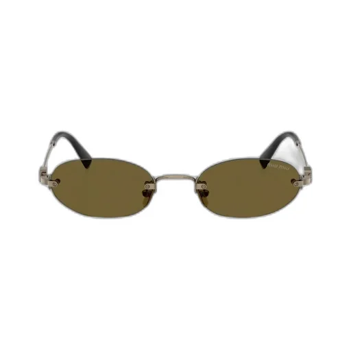 Miu Miu Eyewear Oval-Frame Sunglasses