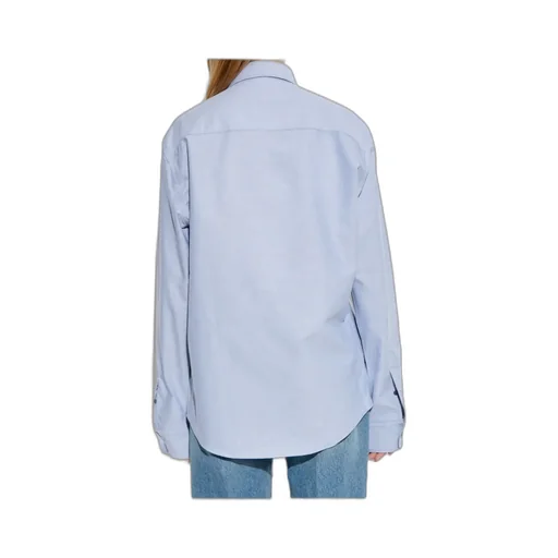 Ami Paris Ami De Coeur Logo Embroidered Shirt