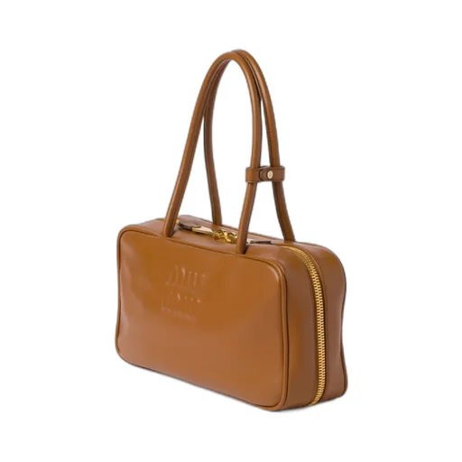 Beau Leather Top-Handle Bag