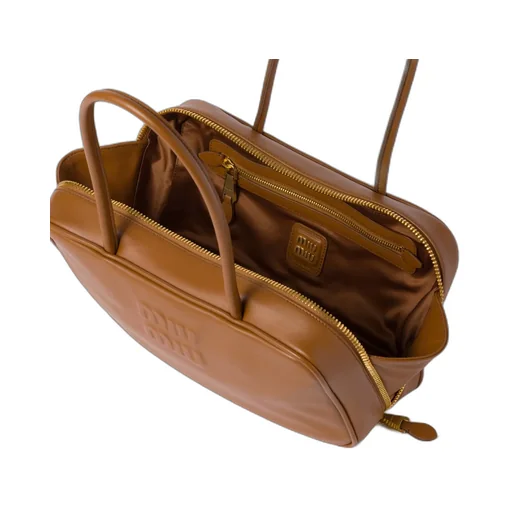 Beau Leather Top-Handle Bag