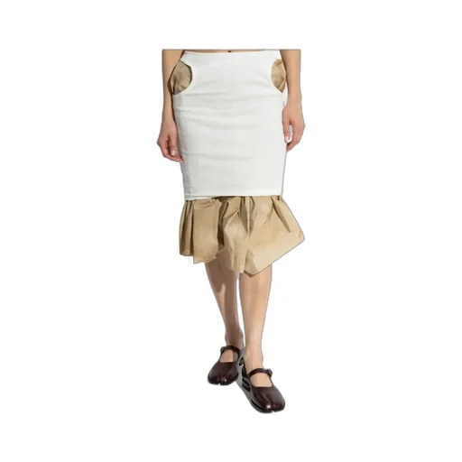 Layered Knee-Length Skirt