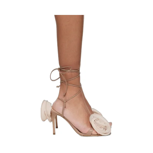 Floral High Heel Sandals