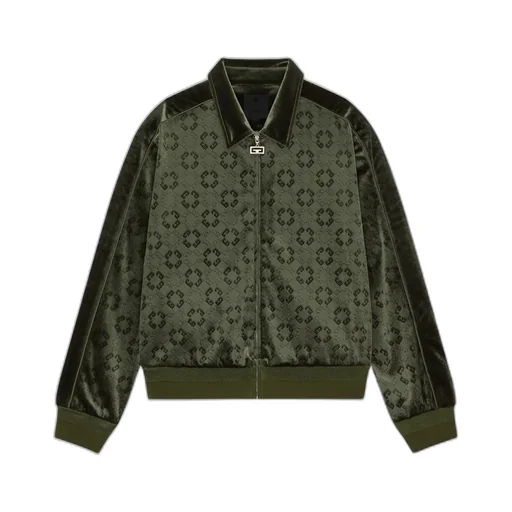 Tracksuit Jacket In Monogram 72 Velvet