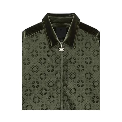 Tracksuit Jacket In Monogram 72 Velvet