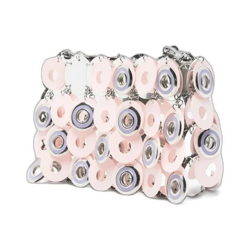 Paco Rabanne Sparkle Discs Chain-Linked Shoulder Bag