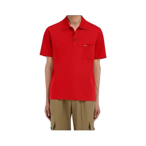 Ferragamo Logo Plaque Polo Shirt