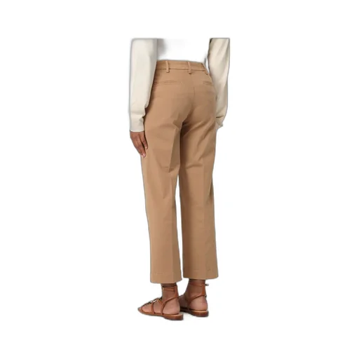 Liu Jo Logo Plaque Cropped Trousers