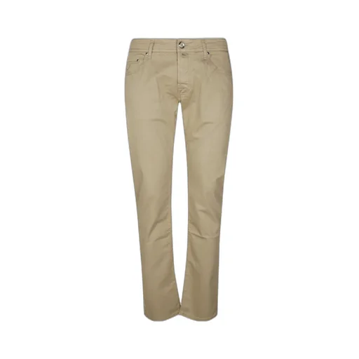 Jacob Cohen Nick Logo Patch Straight-Leg Trousers