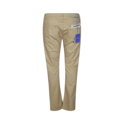 Jacob Cohen Nick Logo Patch Straight-Leg Trousers