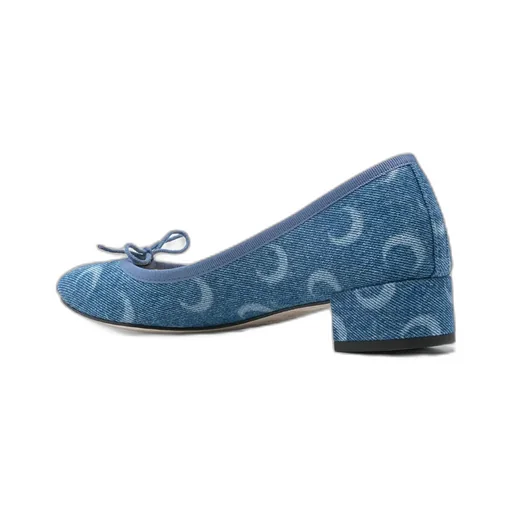Marine Serre X Repetto Camille Moon Laser Pumps