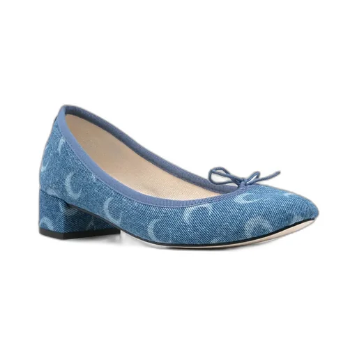 Marine Serre X Repetto Camille Moon Laser Pumps