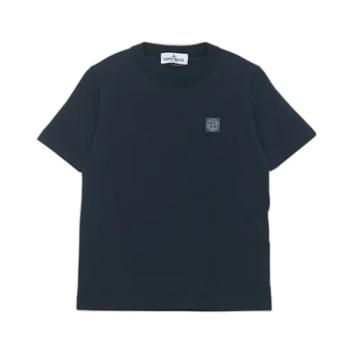 Stone Island Junior Logo Patch Crewneck T-Shirt