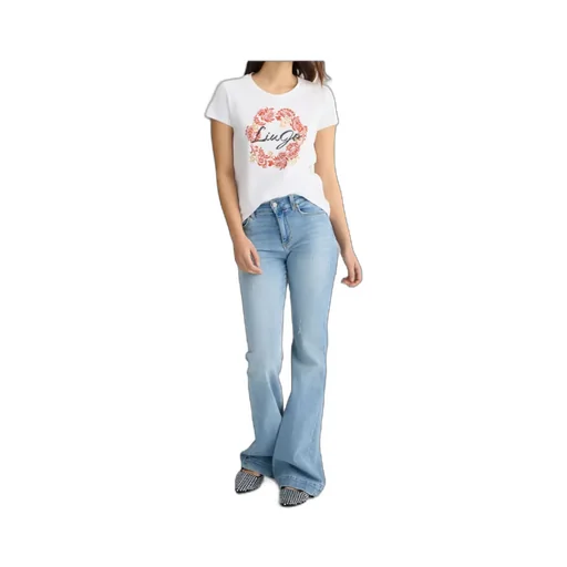 Liu Jo Floral Printed Crewneck T-Shirt