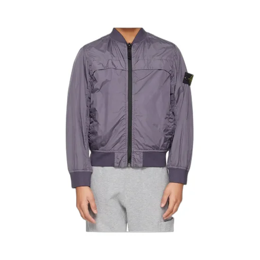 Crinkle Reps Panelled Zip-Up Jacket