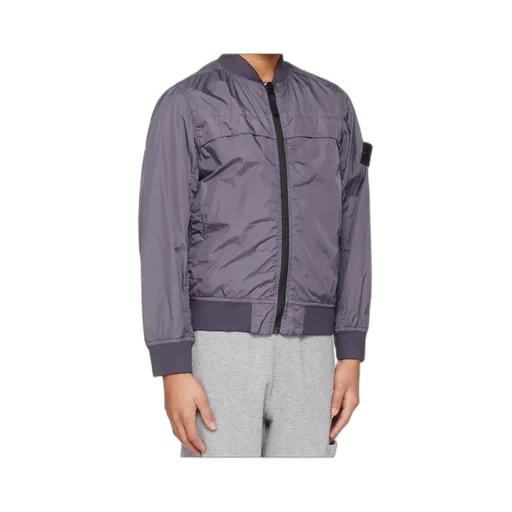 Crinkle Reps Panelled Zip-Up Jacket