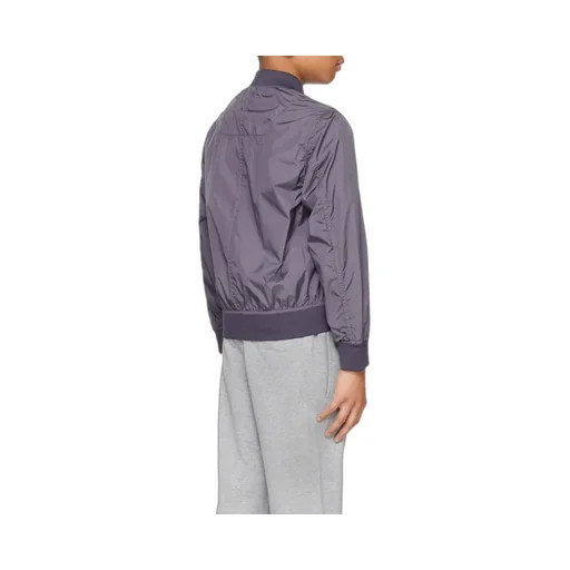 Crinkle Reps Panelled Zip-Up Jacket
