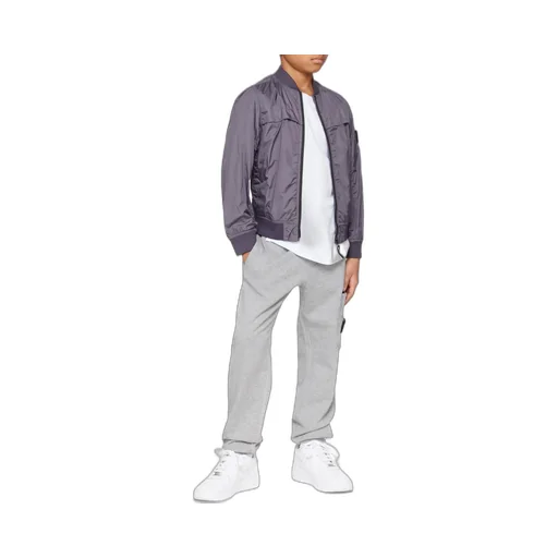 Crinkle Reps Panelled Zip-Up Jacket